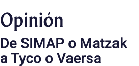 Opini n De SIMAP o Matzak a Tyco o Vaersa