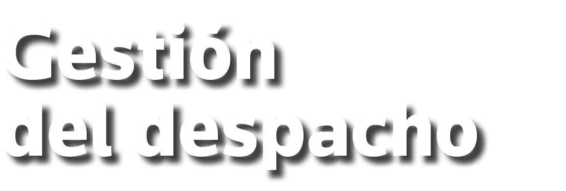 Gestión del despacho