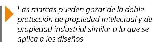  Las marcas pueden gozar de la doble protección de propiedad intelectual y de propiedad industrial similar a la que s   