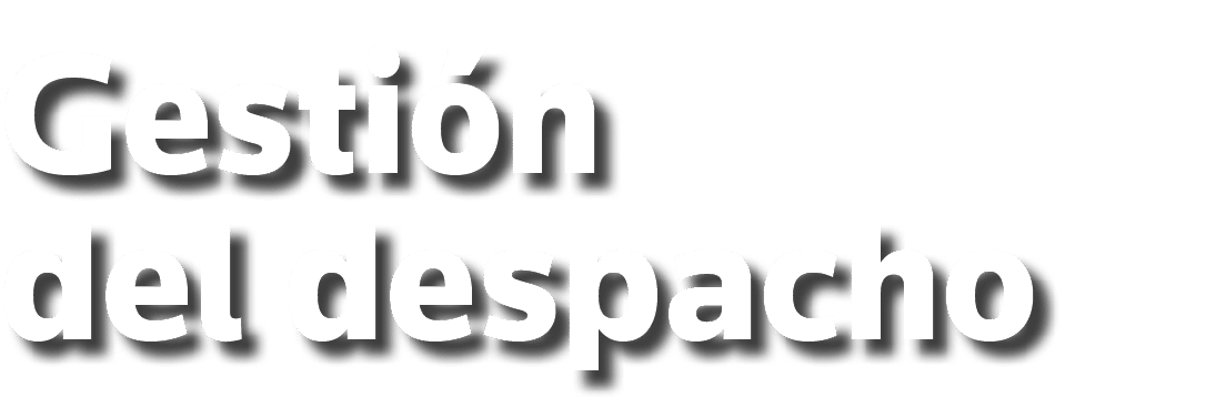 Gestión del despacho
