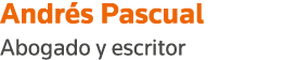 Andrés Pascual Abogado y escritor