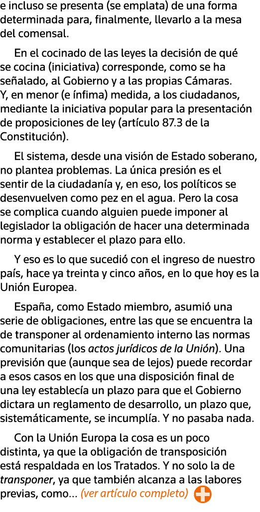 e incluso se presenta (se emplata) de una forma determinada para, finalmente, llevarlo a la mesa del comensal  En el    