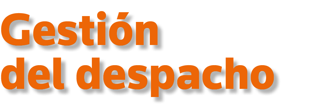Gestión del despacho