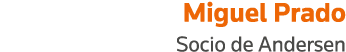 Miguel Prado Socio de Andersen