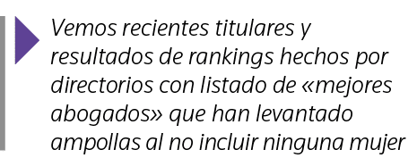  Vemos recientes titulares y resultados de rankings hechos por directorios con listado de  mejores abogados  que han    