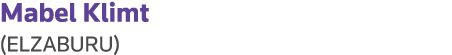 Mabel Klimt (ELZABURU)