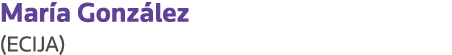 María González (ECIJA)