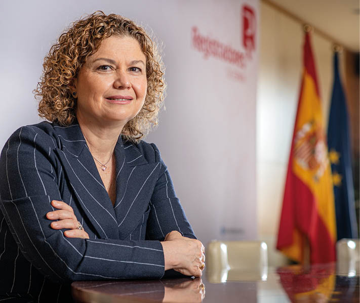 MARÍA EMILIA ADÁN-La presidenta-decana del Colegio Nacional de Registradores de la Propiedad, Mercantiles y de Bienes Muebles, MARZO 2021