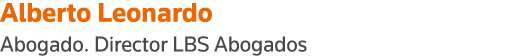 Alberto Leonardo Abogado  Director LBS Abogados