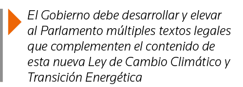  El Gobierno debe desarrollar y elevar al Parlamento múltiples textos legales que complementen el contenido de esta n   
