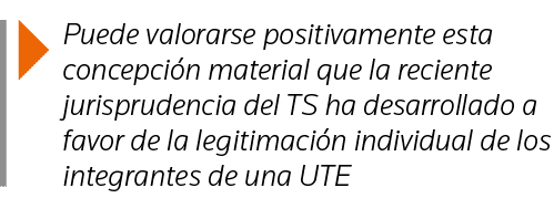  Puede valorarse positivamente esta concepción material que la reciente jurisprudencia del TS ha desarrollado a favor   