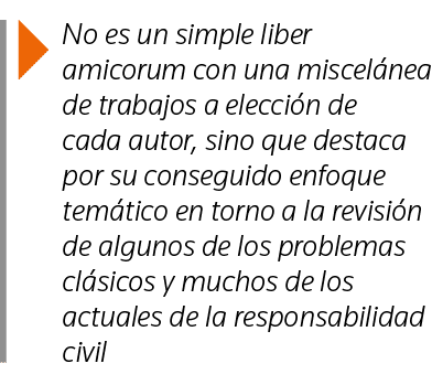  No es un simple liber amicorum con una miscelánea de trabajos a elección de cada autor, sino que destaca por su cons   