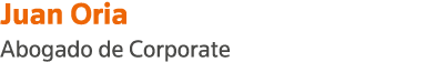 Juan Oria Abogado de Corporate