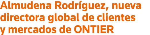 Almudena Rodríguez, nueva directora global de clientes y mercados de ONTIER