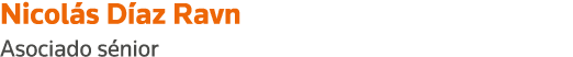 Nicolás Díaz Ravn Asociado sénior