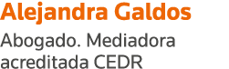 Alejandra Galdos Abogado  Mediadora acreditada CEDR