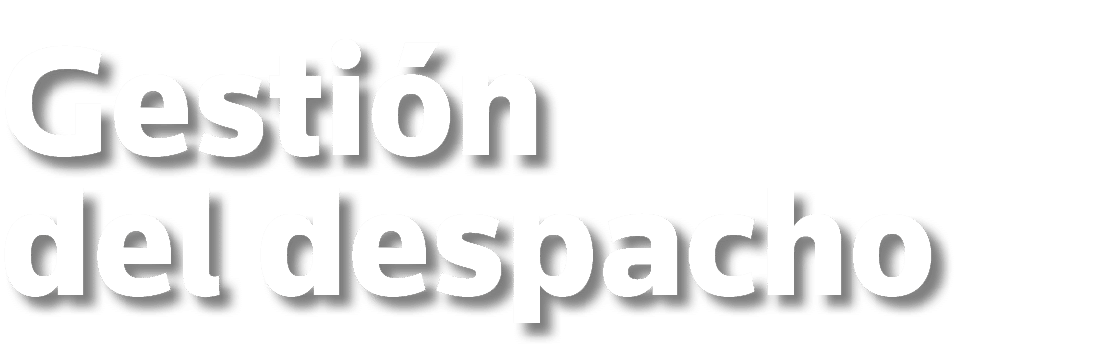 Gestión del despacho