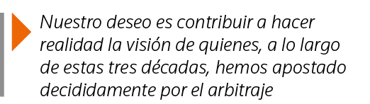  Nuestro deseo es contribuir a hacer realidad la visión de quienes, a lo largo de estas tres décadas, hemos apostado    