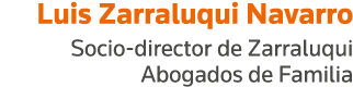 Luis Zarraluqui Navarro Socio-director de Zarraluqui Abogados de Familia