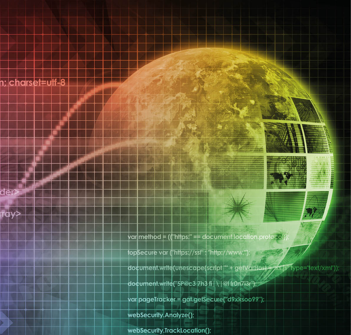 Technology Background as a Digital Abstract Art