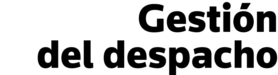 Gestión del despacho