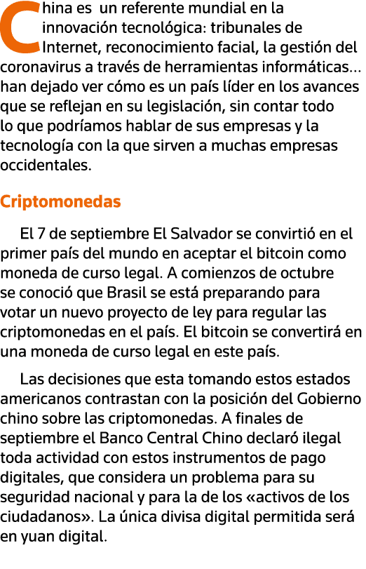 China es un referente mundial en la innovación tecnológica: tribunales de Internet, reconocimiento facial, la gestión   
