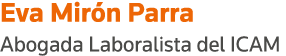 Eva Mirón Parra Abogada Laboralista del ICAM