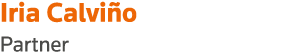 Iria Calviño Partner