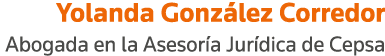 Yolanda González Corredor Abogada en la Asesoría Jurídica de Cepsa