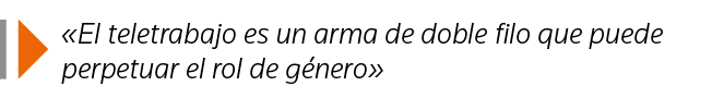   El teletrabajo es un arma de doble filo que puede perpetuar el rol de género 