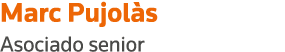 Marc Pujolàs Asociado senior