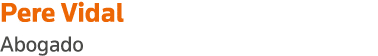 Pere Vidal Abogado