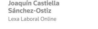 Joaquín Castiella Sánchez-Ostiz Lexa Laboral Online