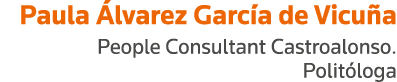 Paula Álvarez García de Vicuña People Consultant Castroalonso  Politóloga