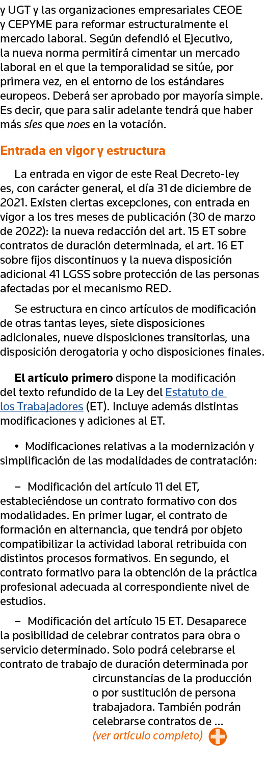 y UGT y las organizaciones empresariales CEOE y CEPYME para reformar estructuralmente el mercado laboral  Según defen   