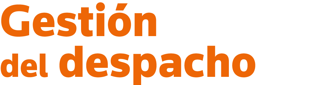 Gestión del despacho