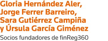 Gloria Hernández Aler, Jorge Ferrer Barreiro, Sara Gutiérrez Campiña y Úrsula García Giménez Socios fundadores de fin   