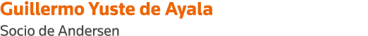 Guillermo Yuste de Ayala Socio de Andersen