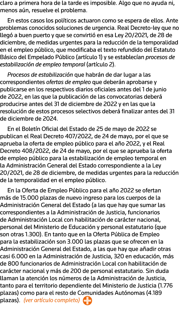 claro a primera hora de la tarde es imposible  Algo que no ayuda ni, menos aún, resuelve el problema  En estos casos    