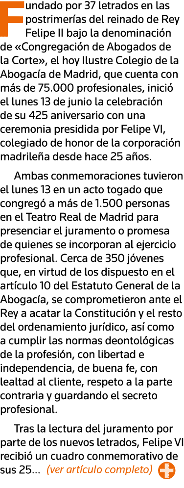 Fundado por 37 letrados en las postrimerías del reinado de Rey Felipe II bajo la denominación de  Congregación de Abo   