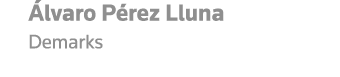 Álvaro Pérez Lluna Demarks