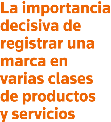 La importancia decisiva de registrar una marca en varias clases de productos y servicios