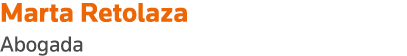 Marta Retolaza Abogada
