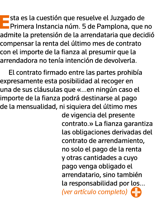  Esta es la cuestión que resuelve el Juzgado de Primera Instancia núm  5 de Pamplona, que no admite la pretensión de    