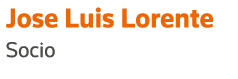 Jose Luis Lorente Socio