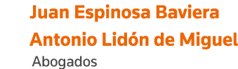   Juan Espinosa Baviera   Antonio Lidón de Miguel Abogados