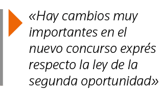   Hay cambios muy importantes en el nuevo concurso exprés respecto la ley de la segunda oportunidad 