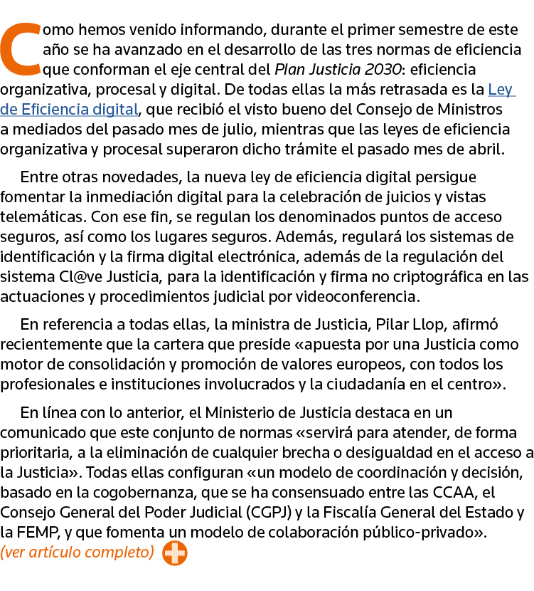 Como hemos venido informando, durante el primer semestre de este año se ha avanzado en el desarrollo de las tres norm   