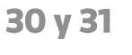 30 y 31
