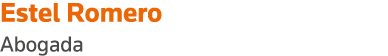 Estel Romero Abogada